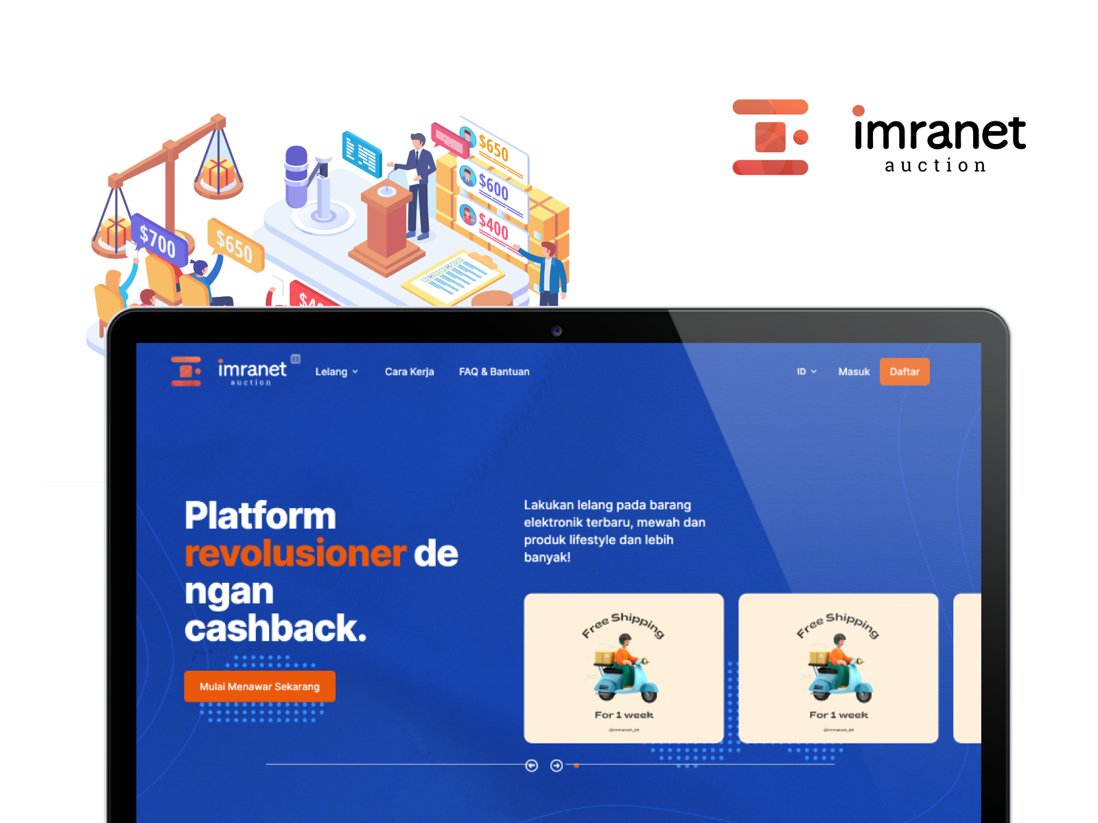 Read more about the article Designing and Delivering a Tokenized Digital Auction MVP with Reliable Real-Time Bidding for Imranet