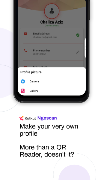 Unduh aplikasi scan kode QR